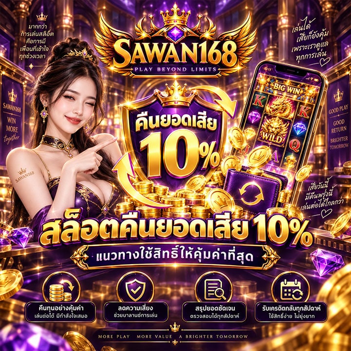 แนวทางใช้สิทธิ์ สล็อตคืนยอดเสีย 10% ให้คุ้มค่าที่สุด