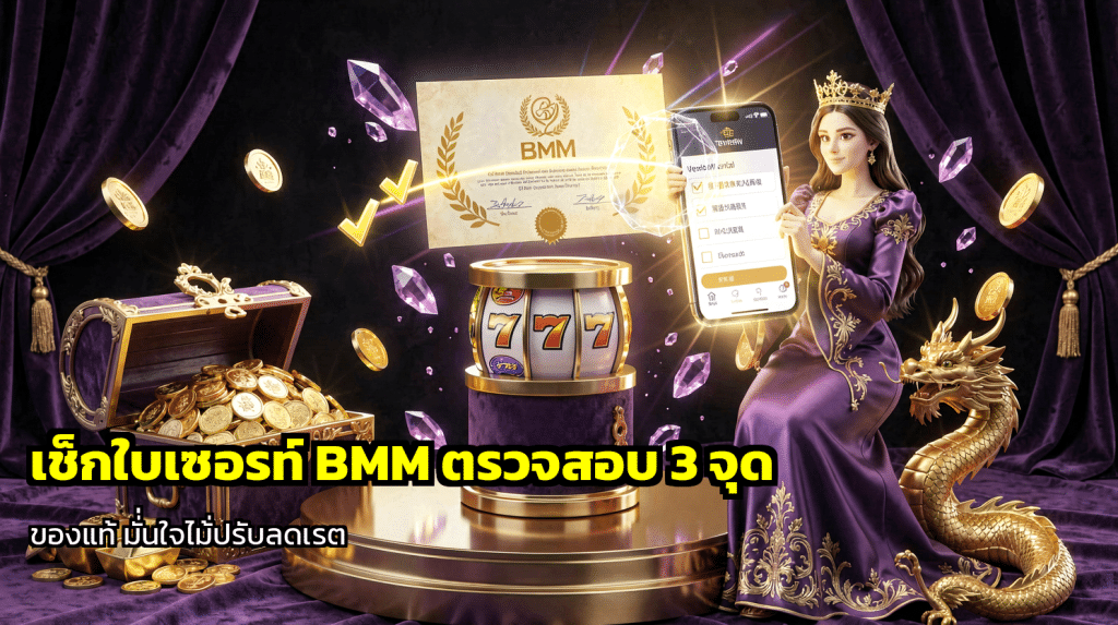 เช็กใบเซอร์ BMM